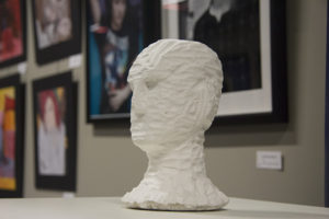 MCC Exhibit Head Sculpture